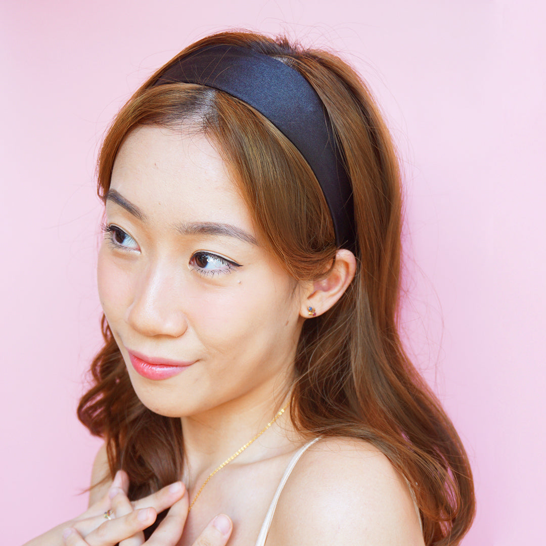 Dreamy Headband Straight -Noir - essenTIALS Bali
