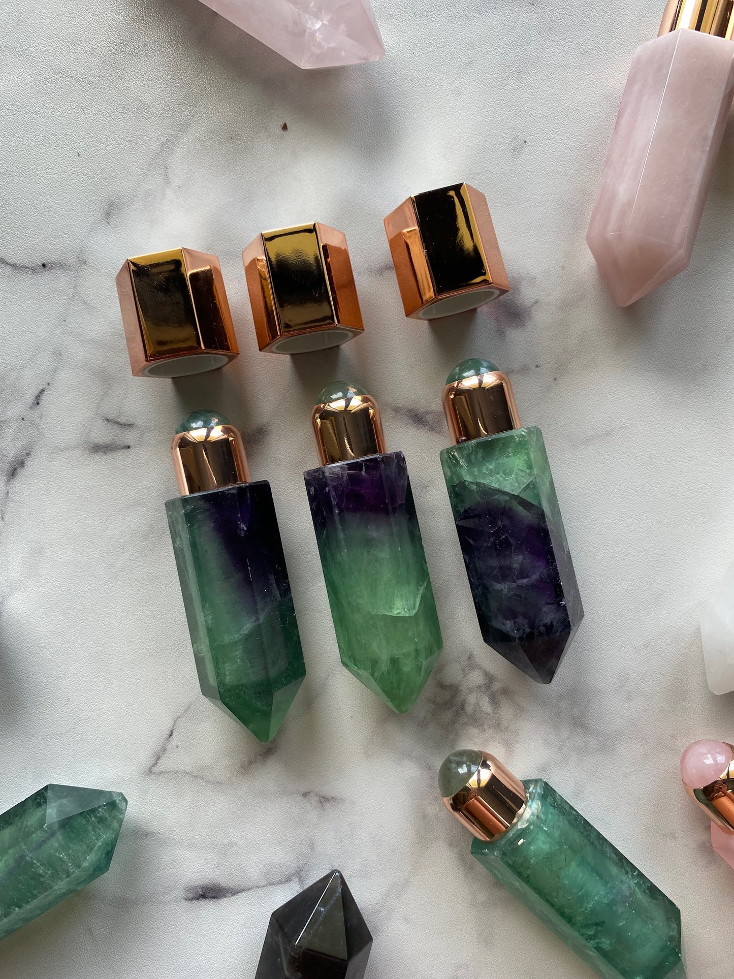Crystal Roll On Fluorite - essenTIALS Bali