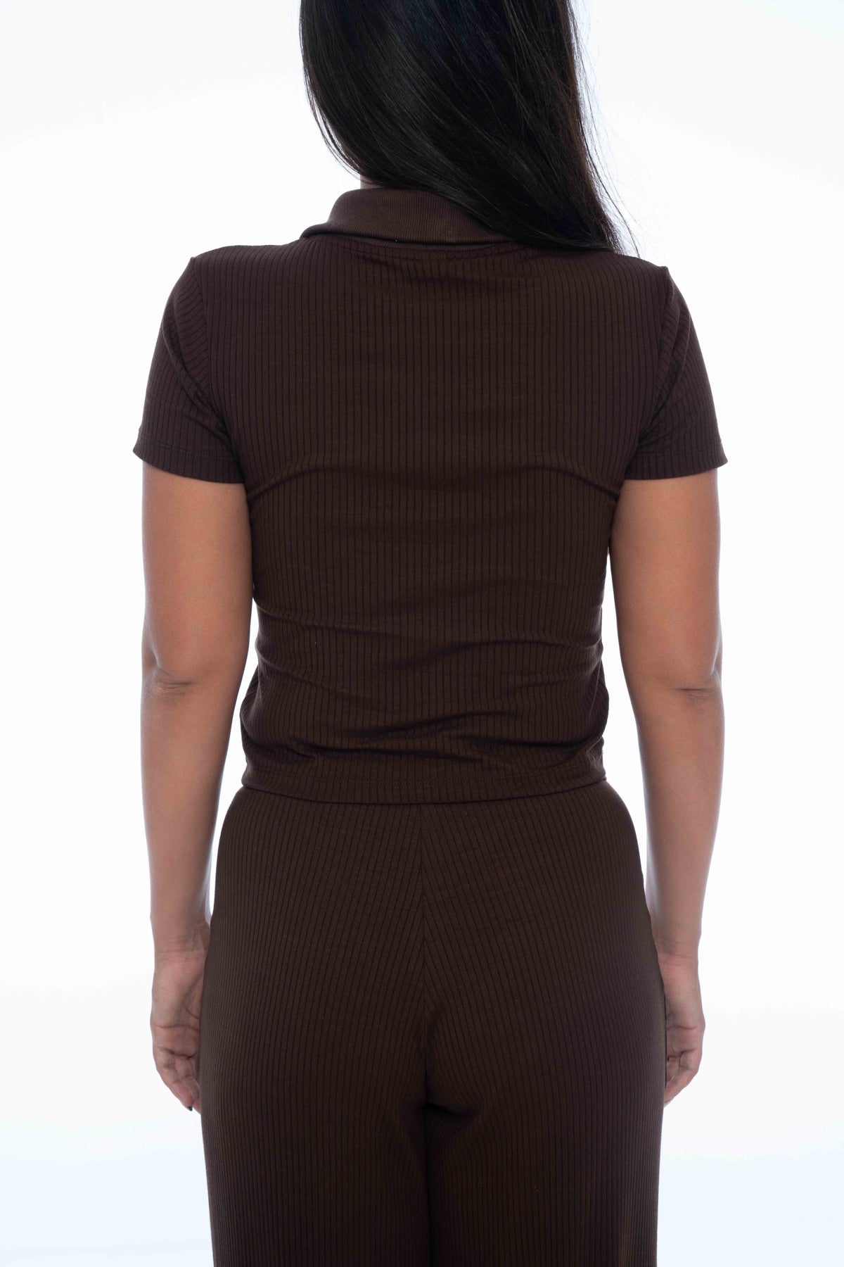 Alix Button Tee Choco - essenTIALS Bali