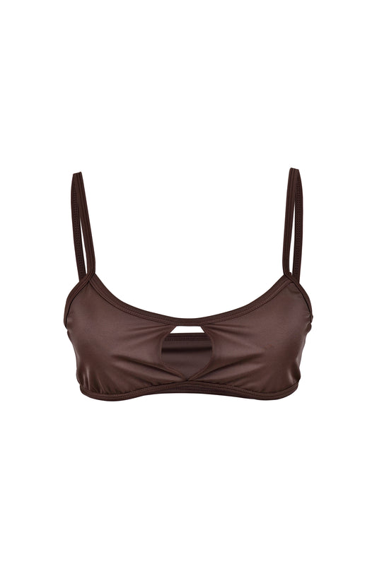 Gaia Bikini Top Choco - essenTIALS Bali