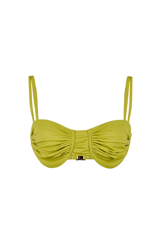 Zephyr Bikini Top Lime - essenTIALS Bali