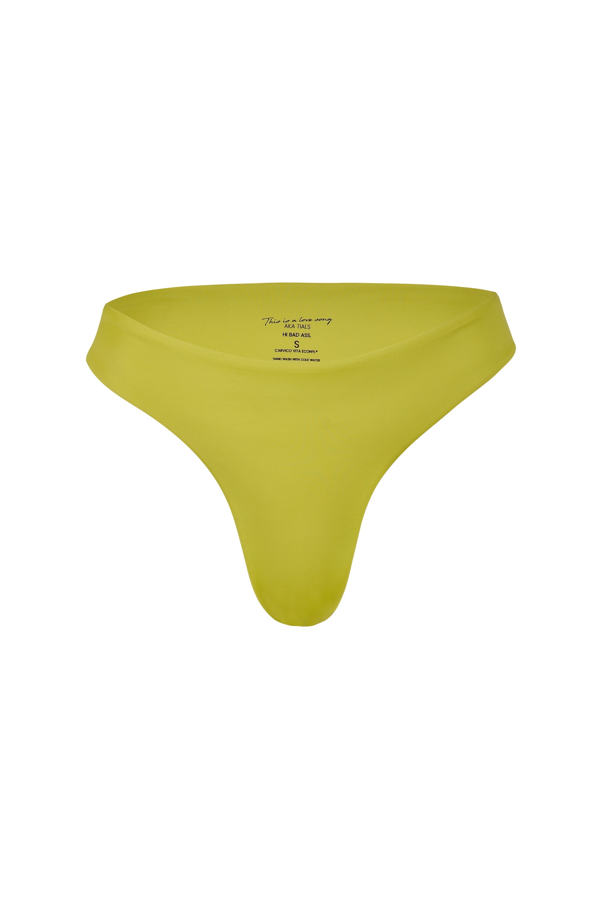 Zephyr Bikini Bottom Lime - essenTIALS Bali