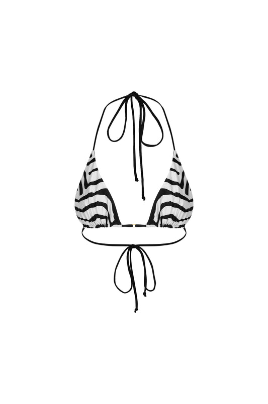 Xena Triangle Top Reversible Tiger Print - essenTIALS Bali