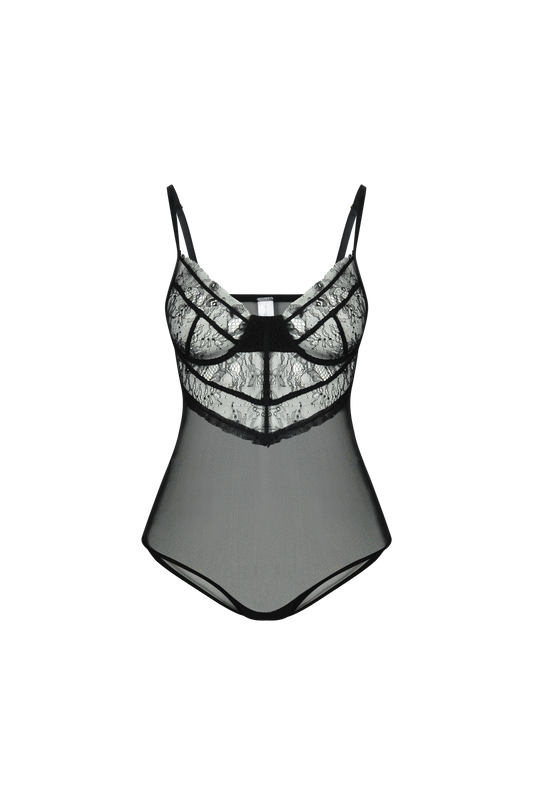 Rosalie Bodysuit Black - essenTIALS Bali