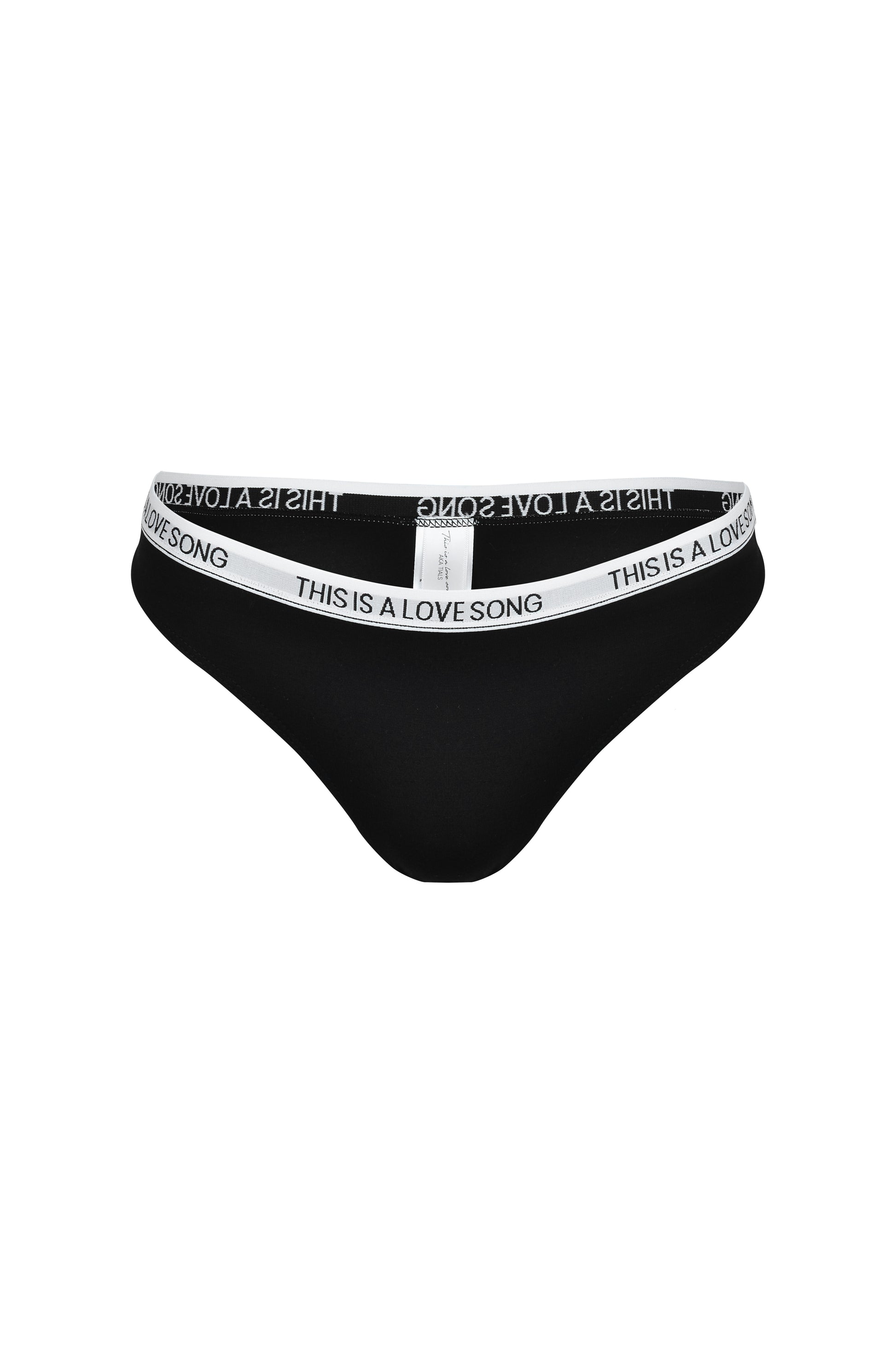 Hi-Cut Underwear  Black - essenTIALS Bali