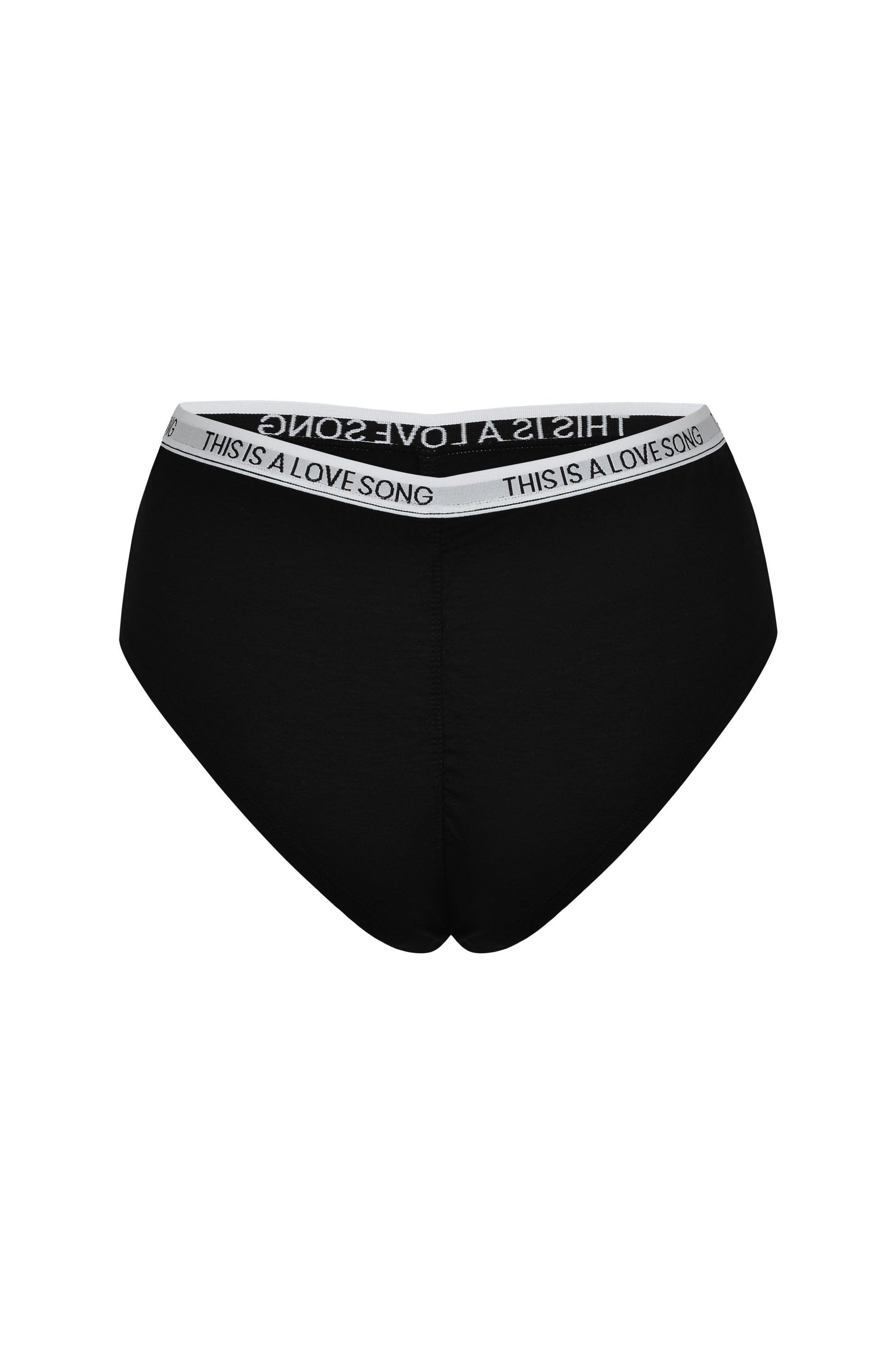 Hi-Cut Underwear  Black - essenTIALS Bali