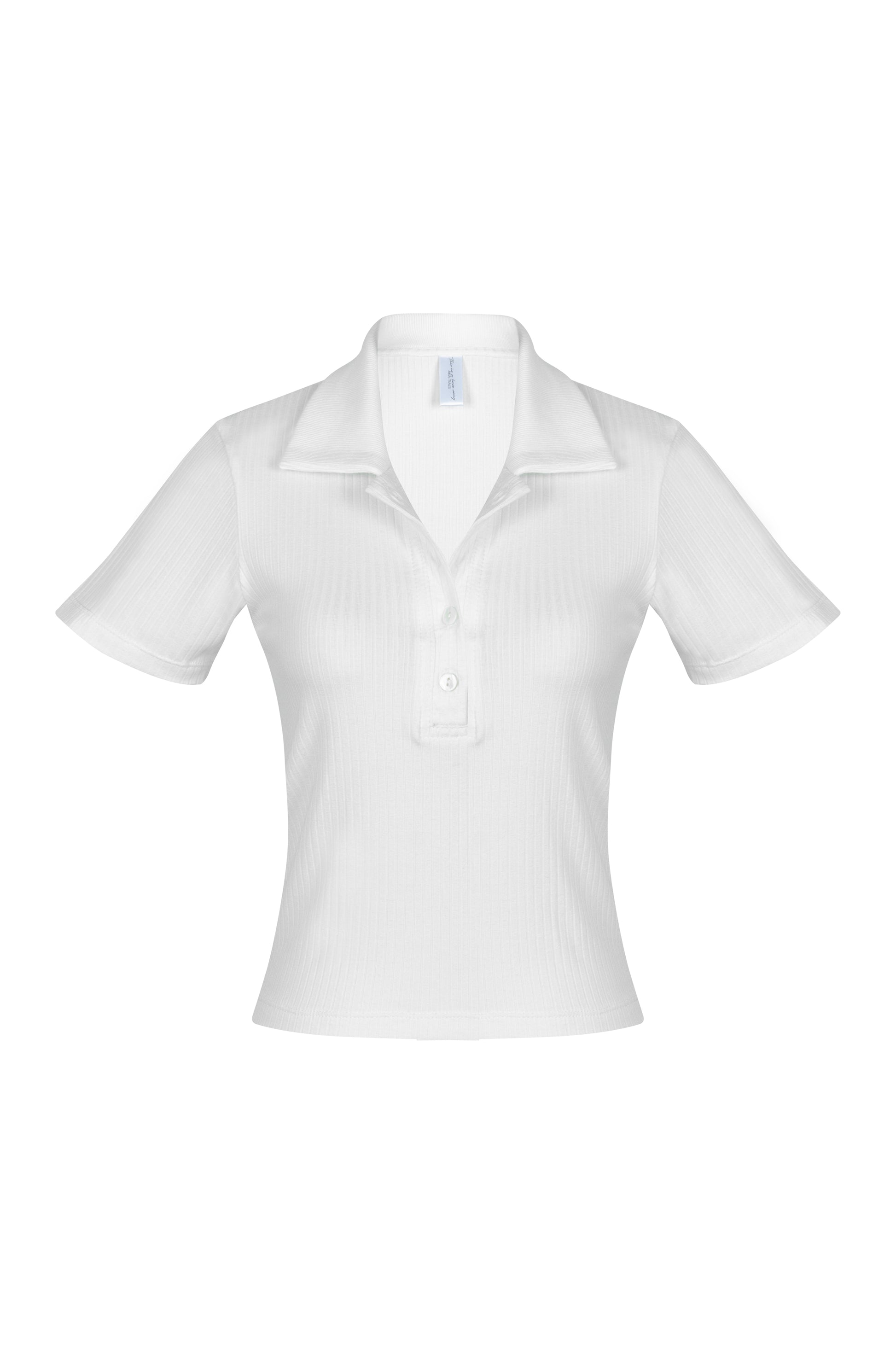 Alix Button Tee White - essenTIALS Bali