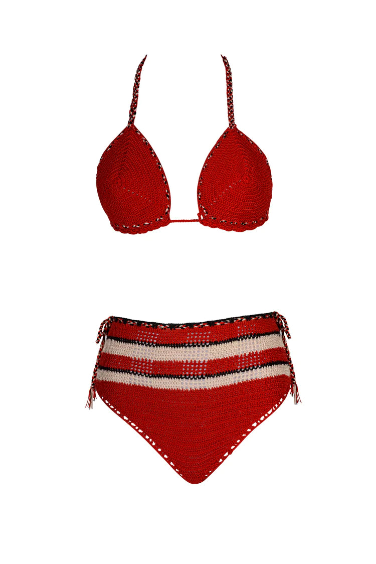 Kuumba Red Bikini Set - essenTIALS Bali