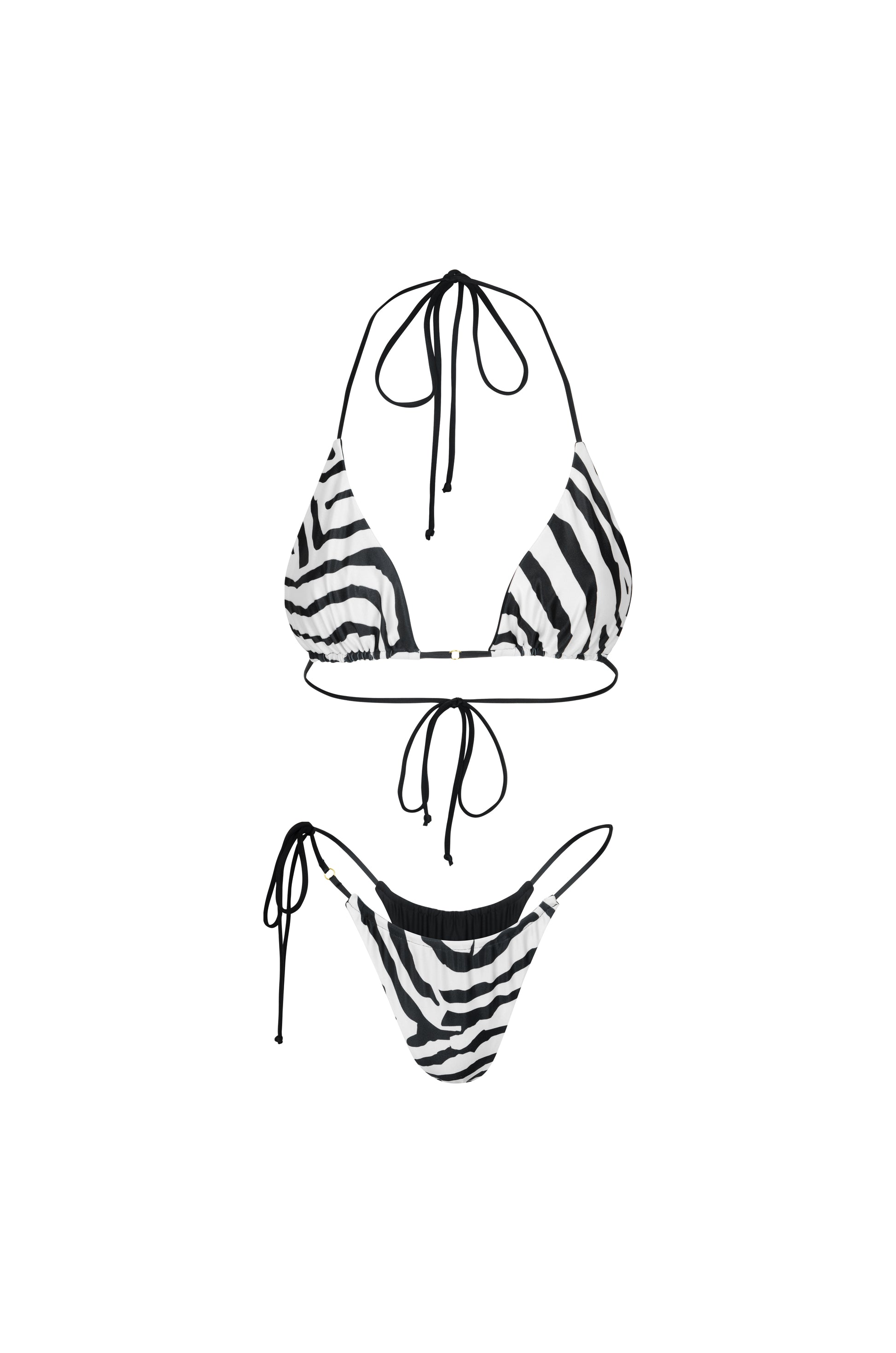 Xena Triangle Bottom Reversible Tiger Print - essenTIALS Bali