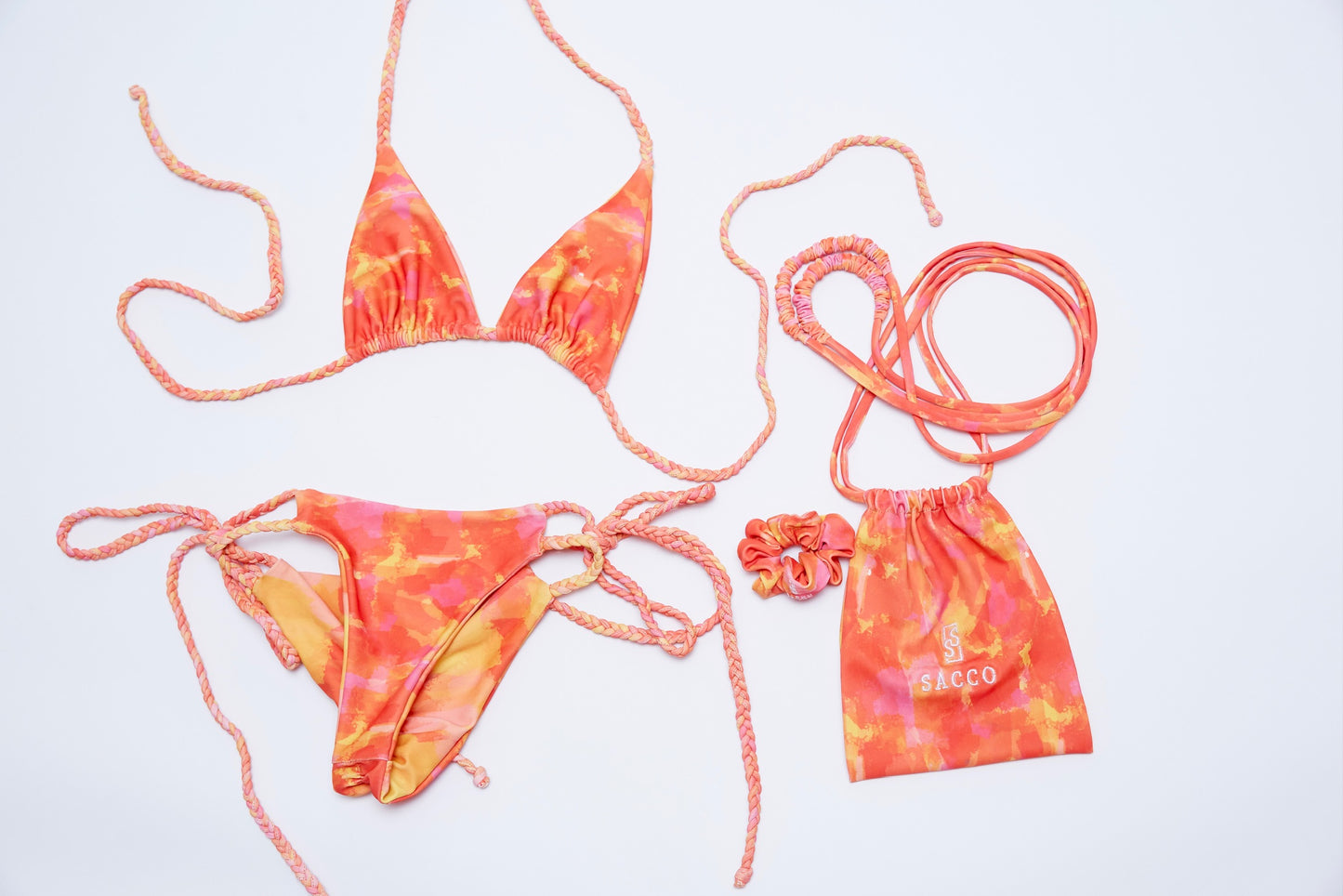Recycled Magma Reversible Bikini Top - essenTIALS Bali
