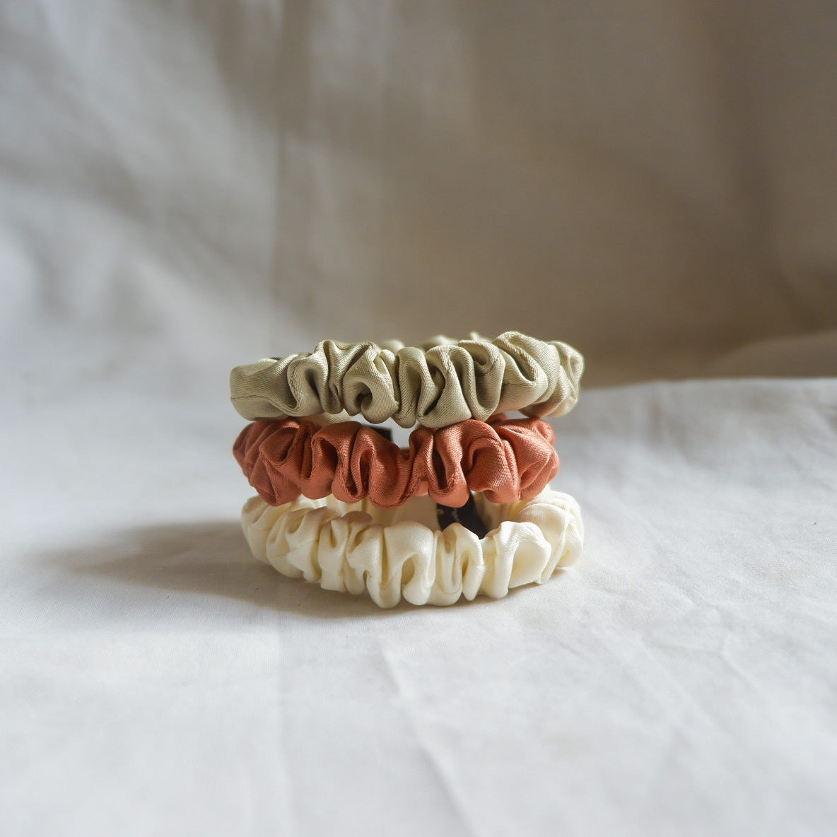 Skinny Scrunchie Bundle of 3 Honey - essenTIALS Bali