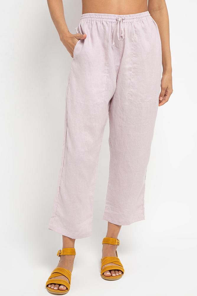 THIS IS A LOVE SONG - Cora Linen Pants Lilac