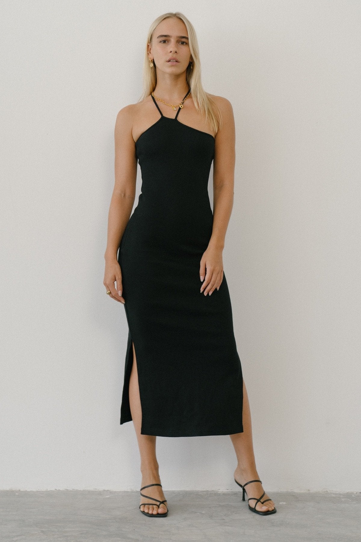 THIS IS A LOVE SONG - Dunia Dress Anthracite