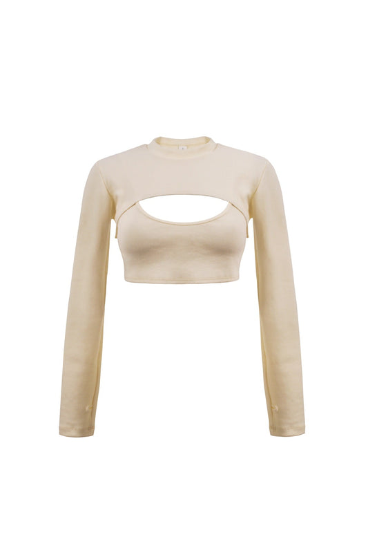 THIS IS A LOVE SONG - Gaia Long Sleeve Top Bone
