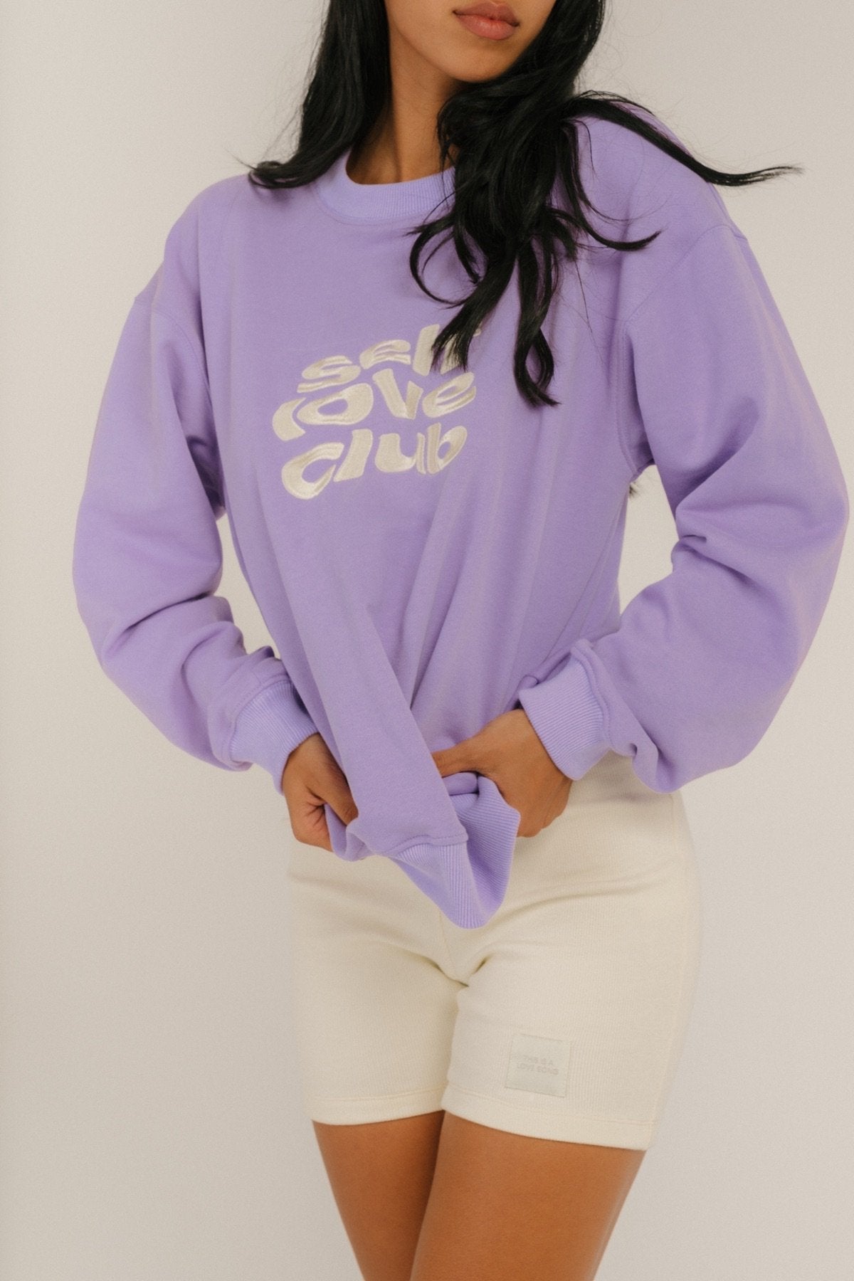 THIS IS A LOVE SONG - Self Love Club Sweatshirt Lilac