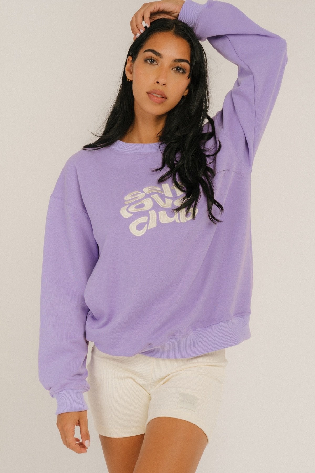 THIS IS A LOVE SONG - Self Love Club Sweatshirt Lilac
