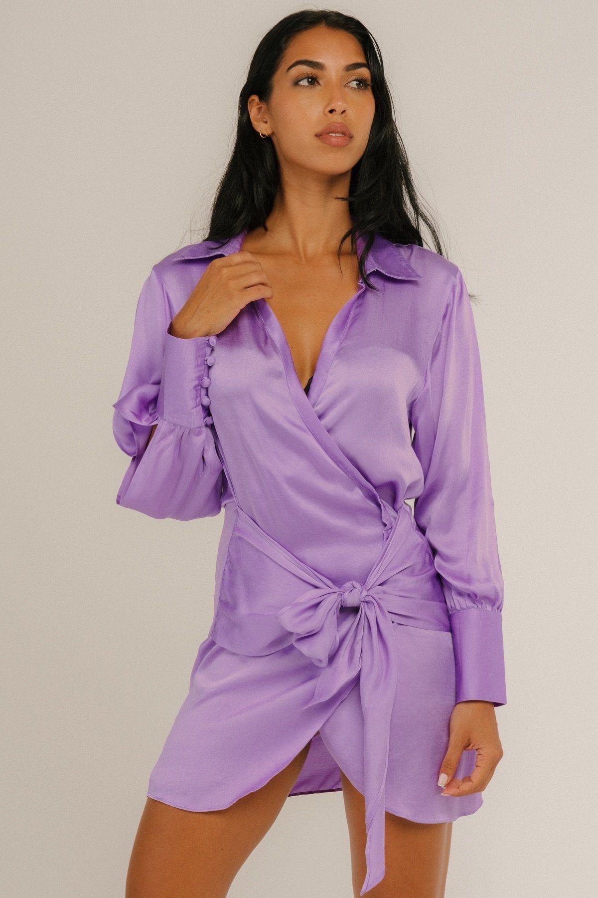 THIS IS A LOVE SONG - Serene Shirt Dress Lilac