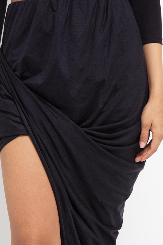 THIS IS A LOVE SONG - Sia Wrap Skirt Midnight