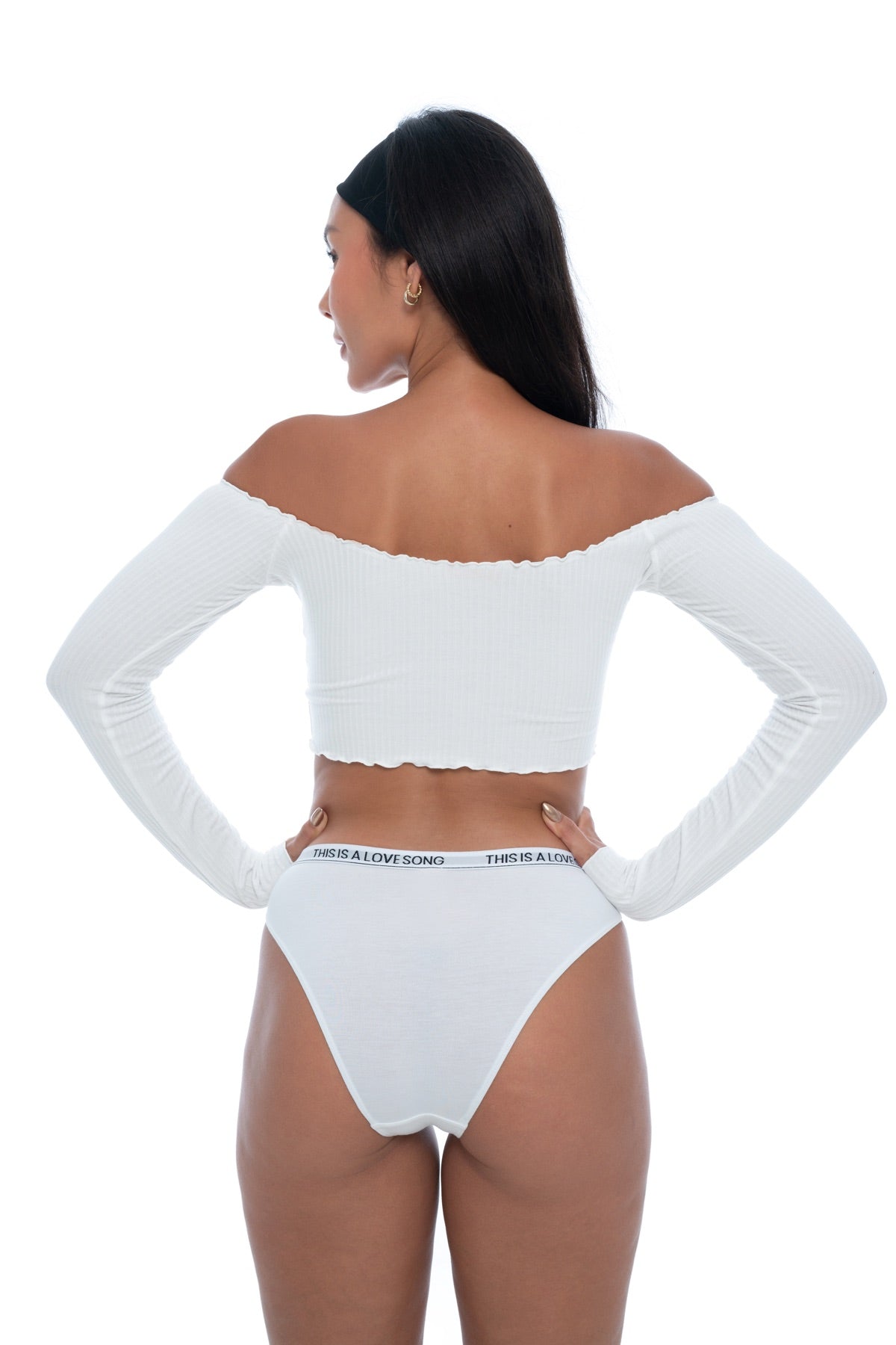 Hi-Cut Underwear White - essenTIALS Bali