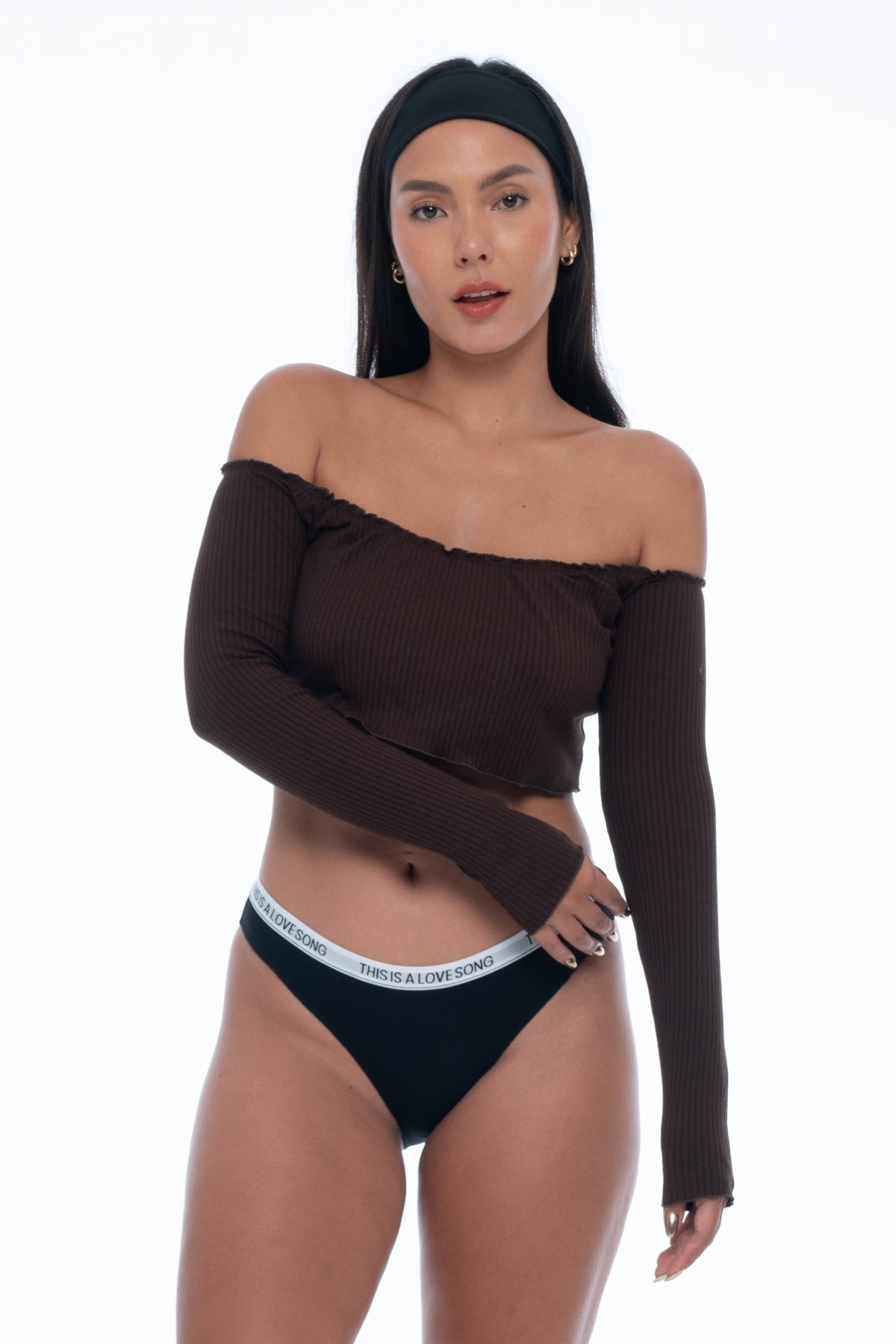 Hi-Cut Underwear Black - essenTIALS Bali