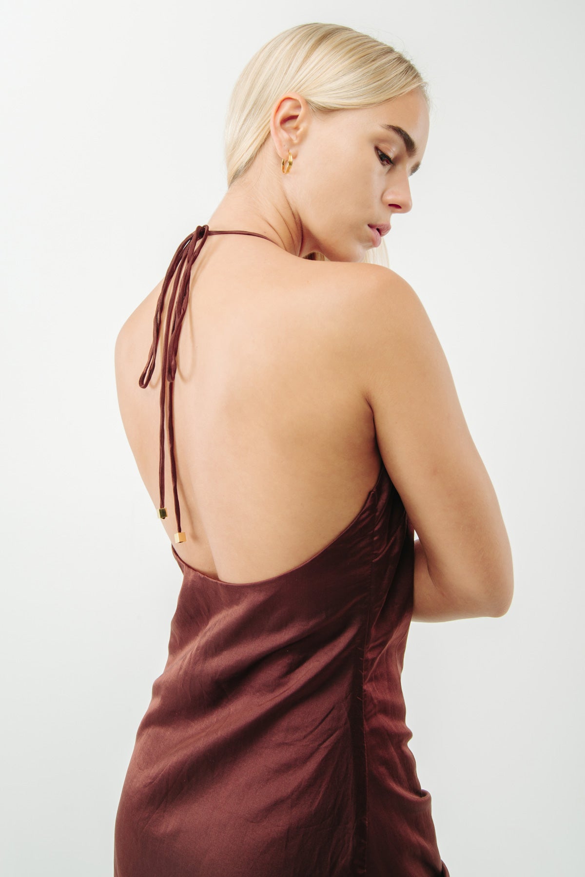 Halcyon Dress Chocolate - APPAREL THIS IS A LOVE SONG