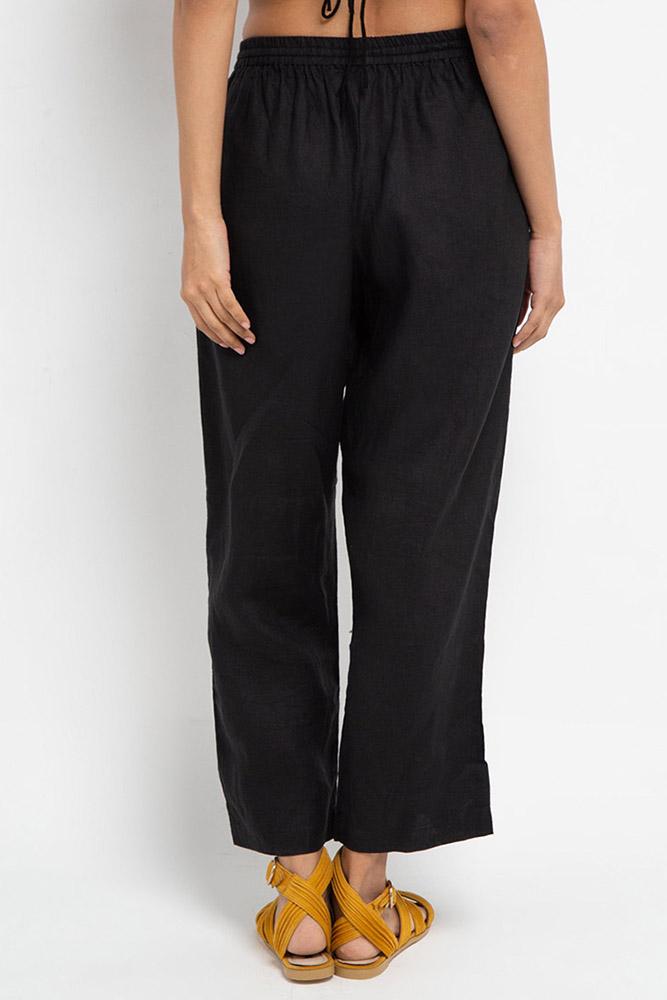 Cora Linen Pants (Midnight) - THIS IS A LOVE SONG