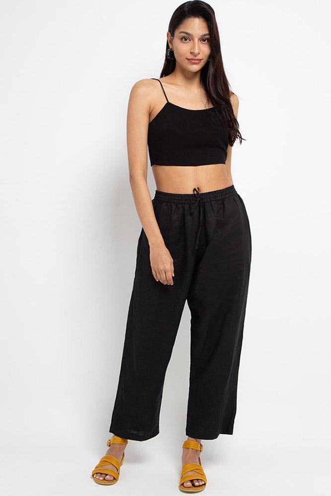 Cora Linen Pants (Midnight) - THIS IS A LOVE SONG