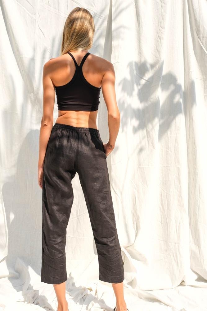 Cora Linen Pants (Midnight) - THIS IS A LOVE SONG