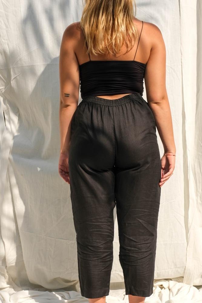 Cora Linen Pants (Midnight) - THIS IS A LOVE SONG