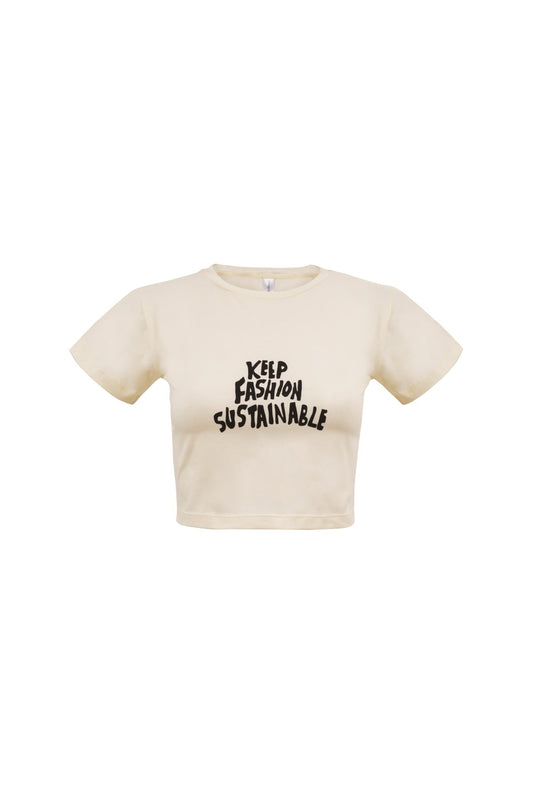 APPAREL - Keep Fashion Sustainable Baby Tee