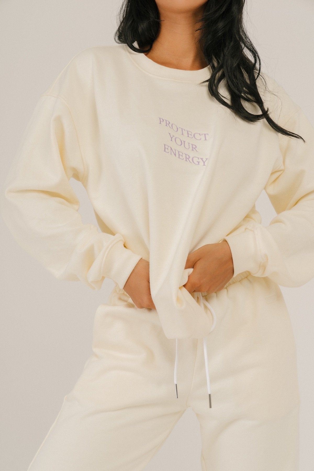 APPAREL - Protect Your Energy Sweatshirt (Bone)