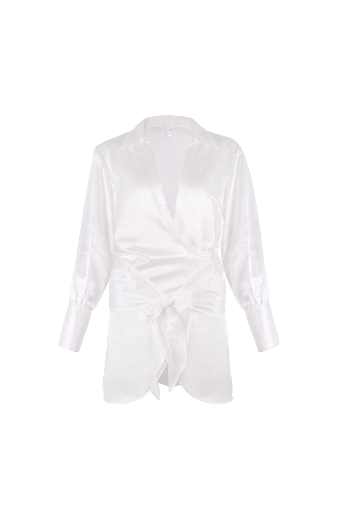 APPAREL - Serene Shirt Dress (White)
