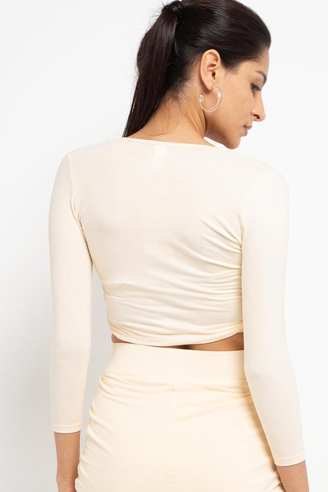 Sia Wrap Top (Buttercream) - THIS IS A LOVE SONG
