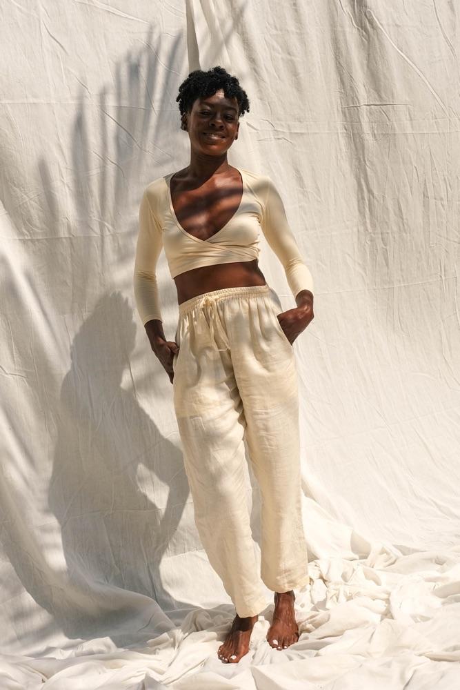Sia Wrap Top (Buttercream) - THIS IS A LOVE SONG