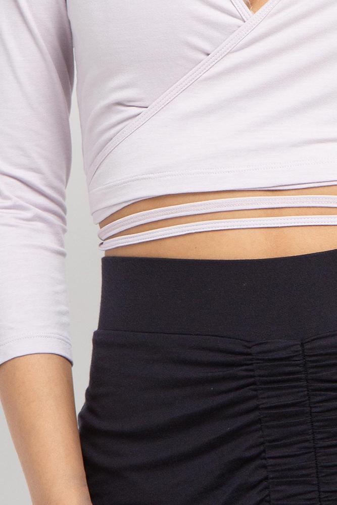 Sia Wrap Top (Lilac) - THIS IS A LOVE SONG