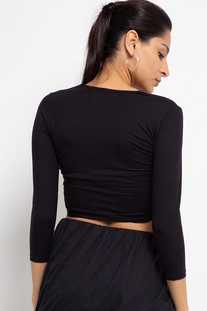 Sia Wrap Top (Midnight) - THIS IS A LOVE SONG