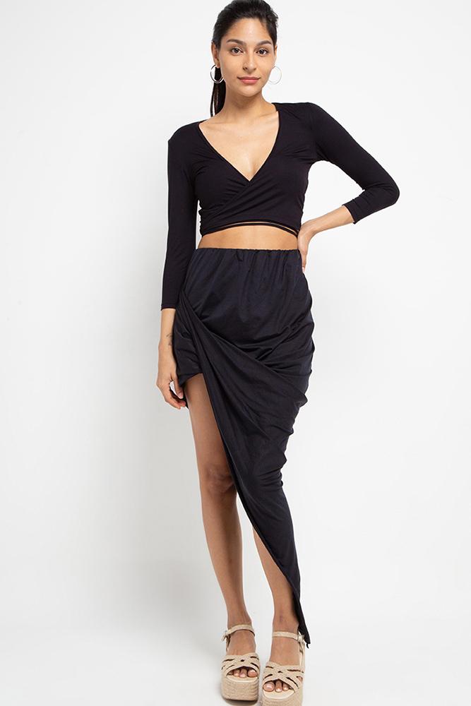 Sia Wrap Top (Midnight) - THIS IS A LOVE SONG