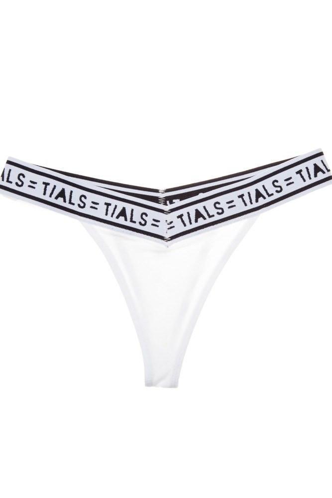 Logo Classic Thong White - THIS IS A LOVE SONG