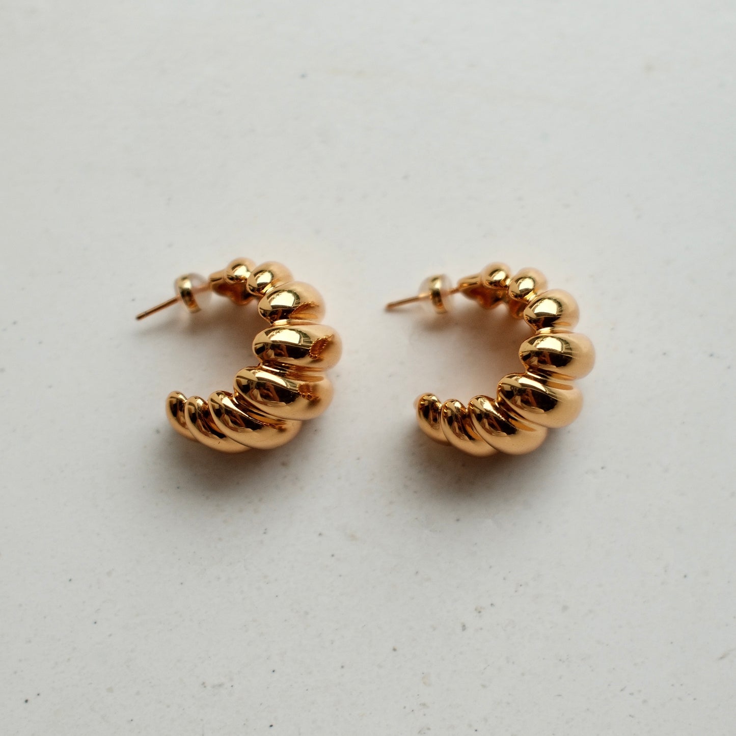 Gilded Palm - Maren Croissant Gold Earrings