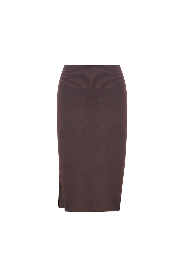 Halcyon Skirt Chocolate - essenTIALS Bali