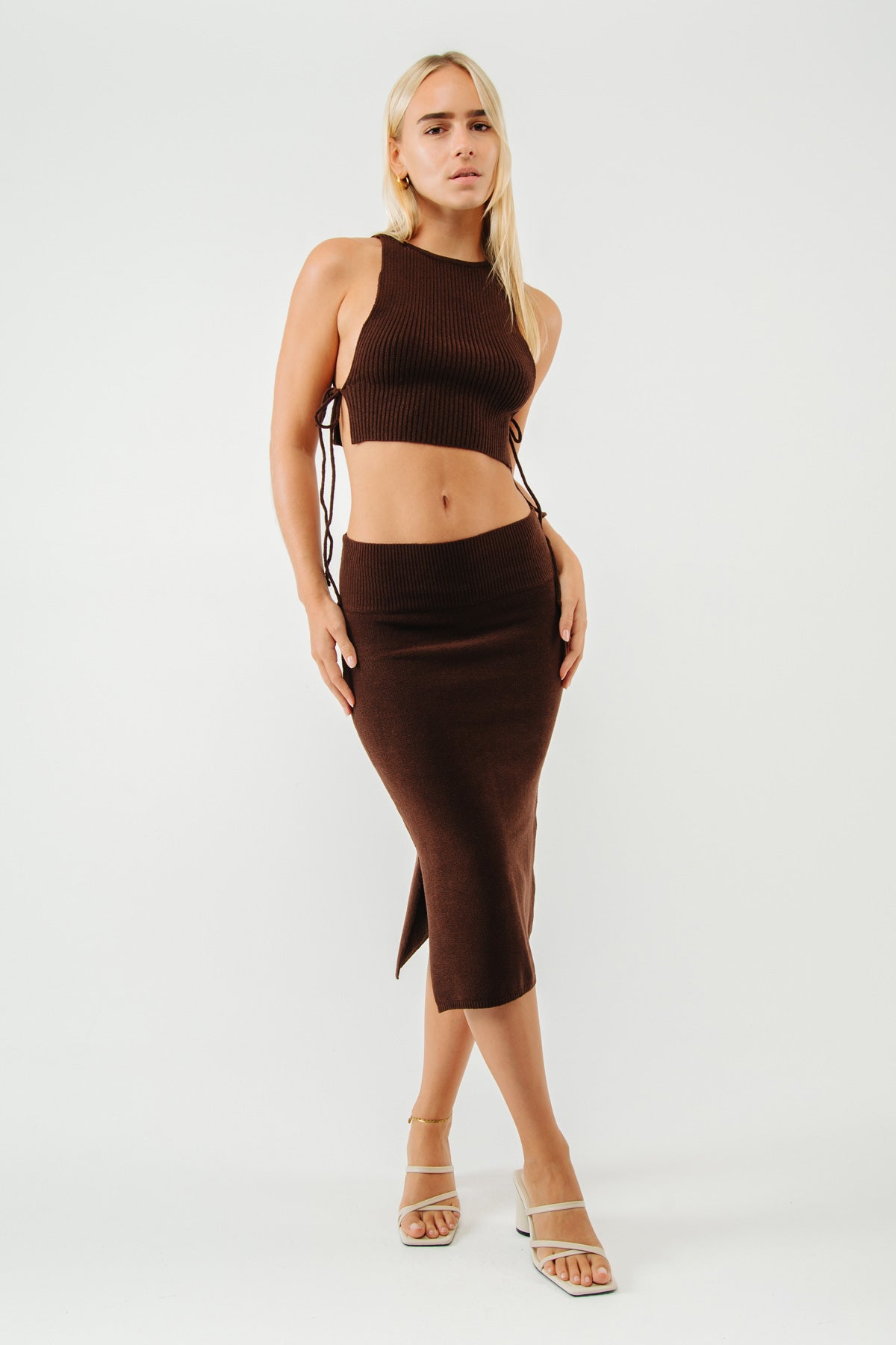 Halcyon Skirt Chocolate - essenTIALS Bali