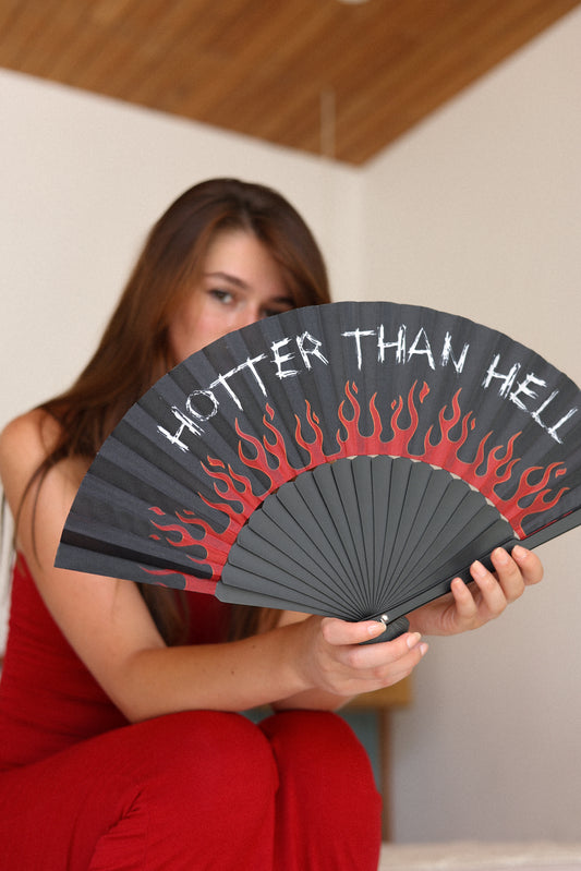 40 DEGREES - Hotter than hell Handy Fan