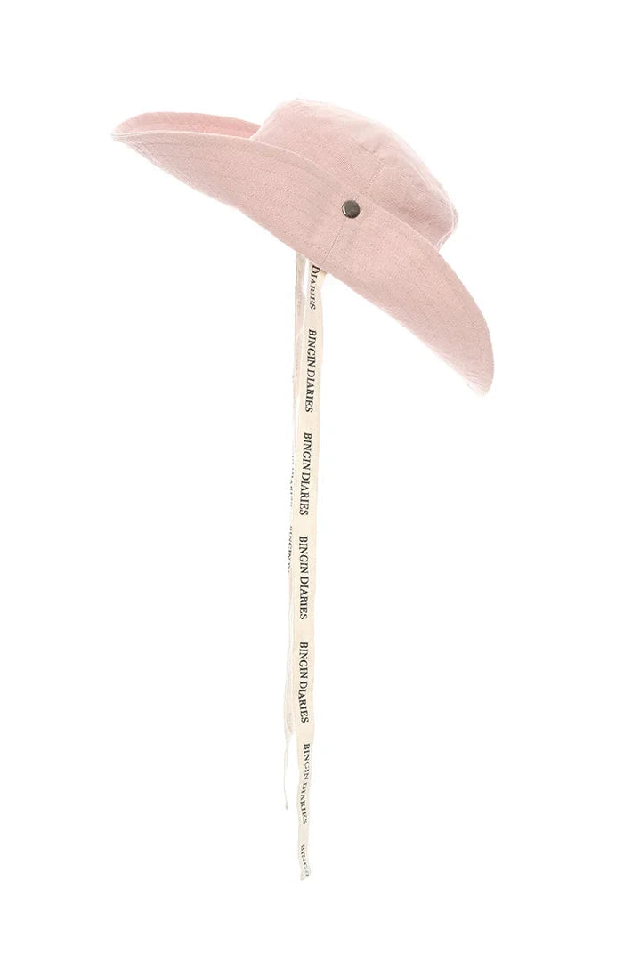 BINGIN Diaries - The Rimba Hat Slighty Pink