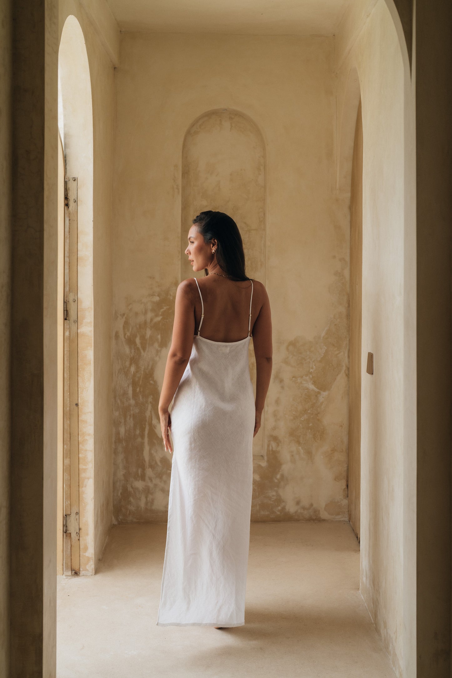 Hera Maxi Dress Pure White - essenTIALS Bali