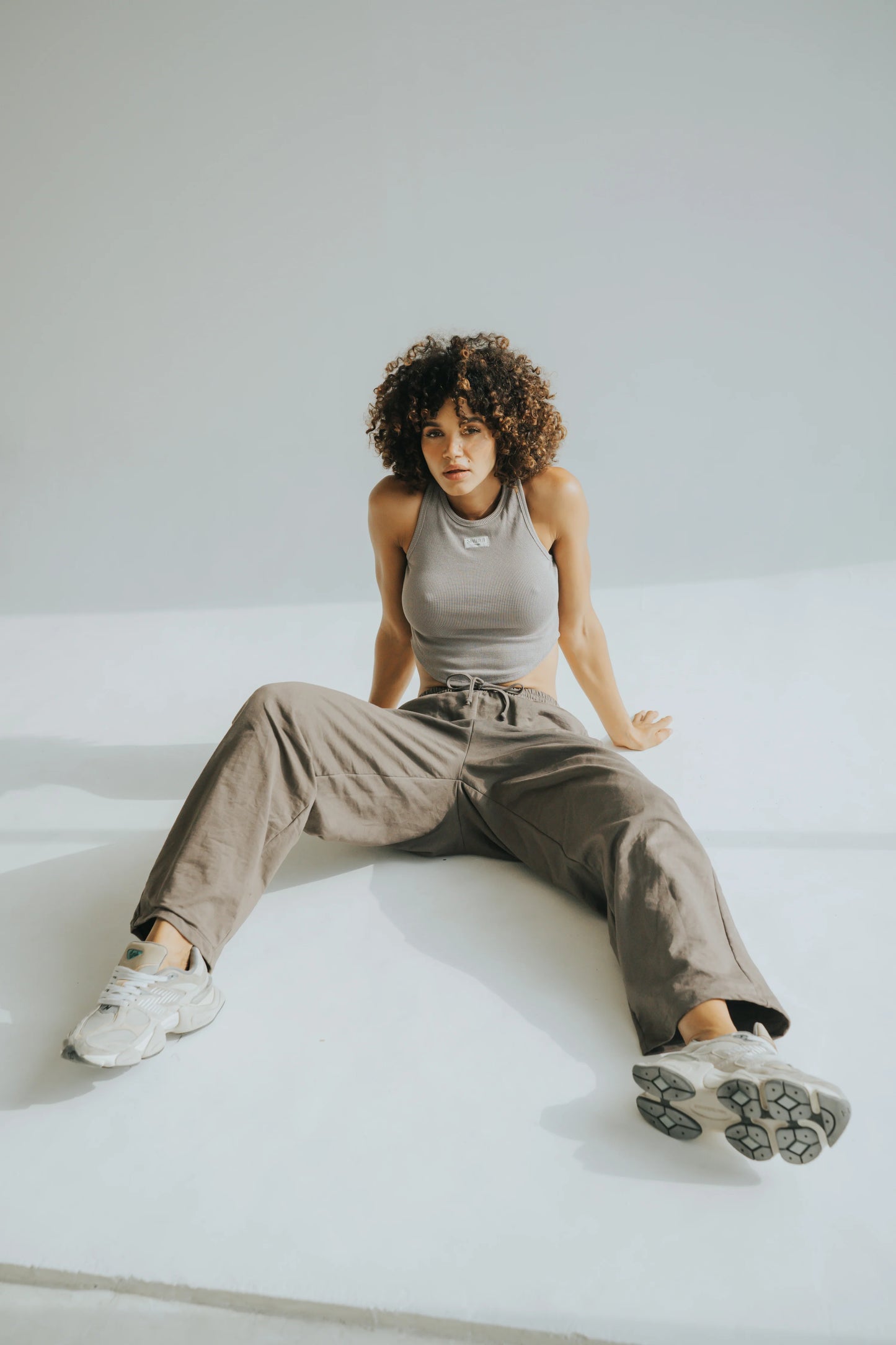 SHIBUI Concepts - Arlo Straight Legged Jogger Deep Taupe