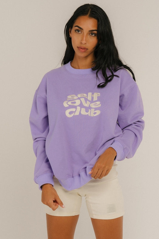 THIS IS A LOVE SONG - Self Love Club Sweatshirt Lilac