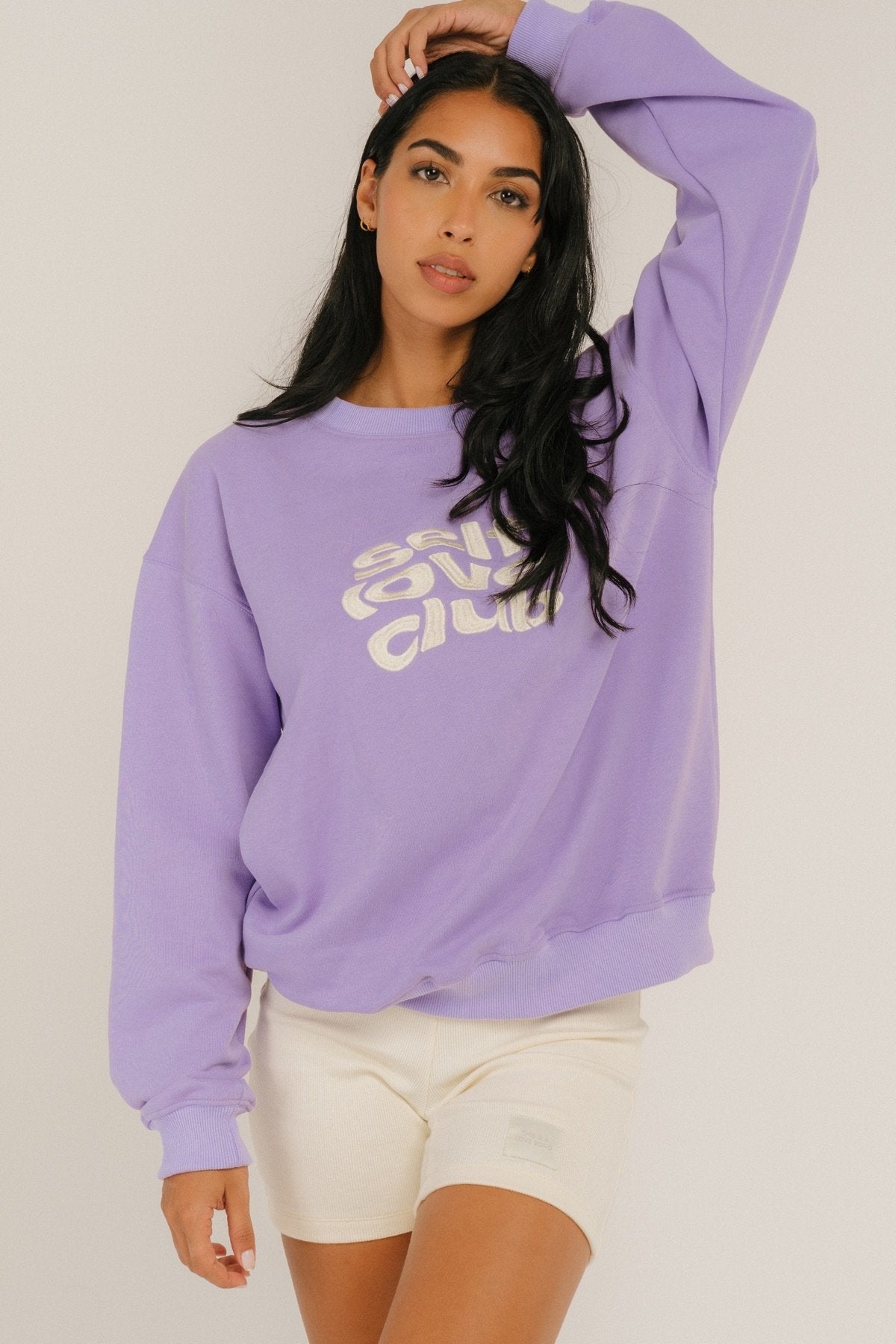 Self Love Club Sweatshirt (Lilac)