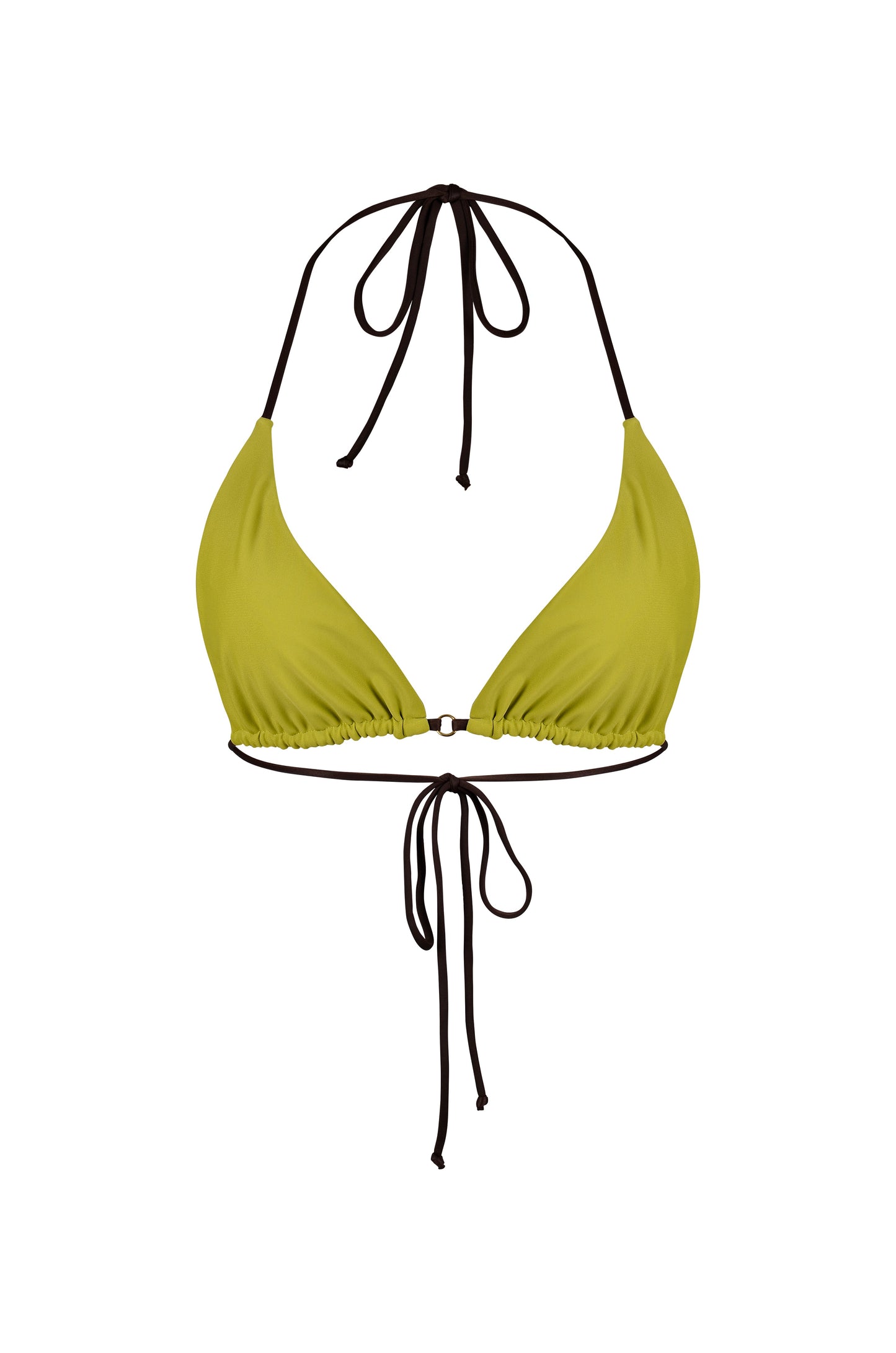 XENA TRIANGLE TOP (CHOCO LIME) - Swimwear THIS IS A LOVE SONG