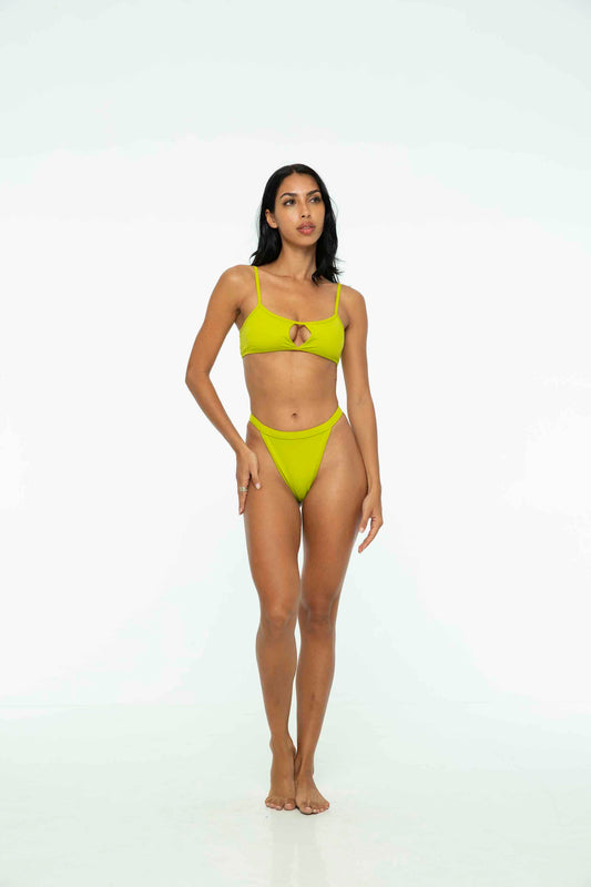 GAIA BIKINI TOP (LIME) - Swimwear THIS IS A LOVE SONG