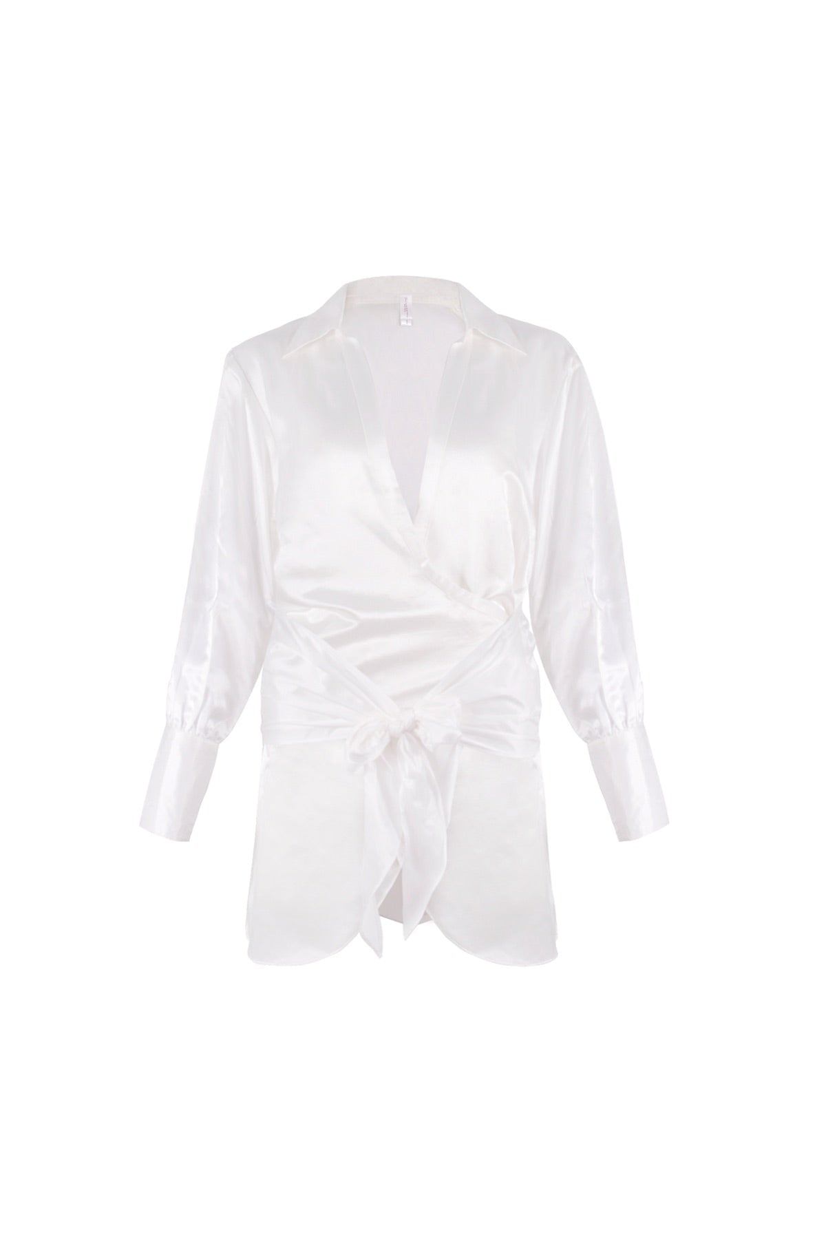 APPAREL - Serene Shirt Dress (White)